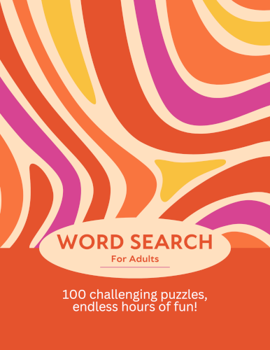 Word Search for Adults front cover